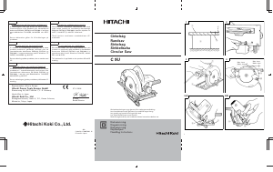 Bruksanvisning Hitachi C 9U Sirkelsag