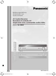 Bedienungsanleitung Panasonic SA-HR45EG Receiver