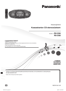 Kasutusjuhend Panasonic RX-D50 Stereokomplekt