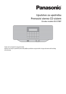 Priručnik Panasonic RX-D70BT Stereo komplet