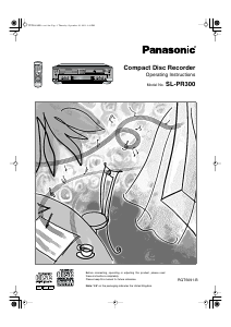 Handleiding Panasonic SL-PR300 CD speler