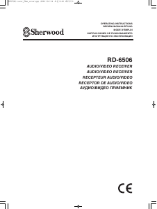 Mode d’emploi Sherwood RD-6506 Récepteur