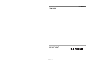 Bruksanvisning Zanker DD231 Kyl-frys