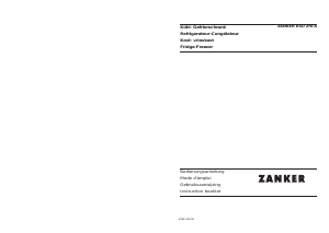 Mode d’emploi Zanker KSU270 Réfrigérateur combiné