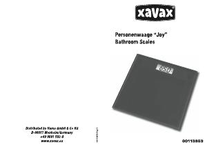 Bedienungsanleitung Xavax Joy Waage