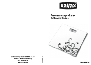 Használati útmutató Xavax Lara Mérleg