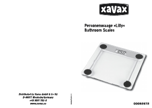 Instrukcja Xavax Lilly Waga