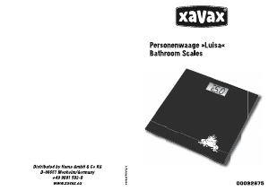 Manual Xavax Luisa Scale