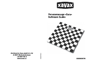 Manual Xavax Sara Scale