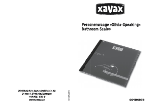 Manual Xavax Silvia Scale