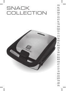 Manual Tefal SW852D12 Snack Collection Contact Grill