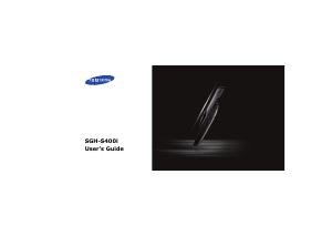 Bruksanvisning Samsung SGH-S400I Mobiltelefon