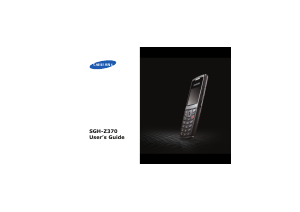 Bruksanvisning Samsung SGH-Z370 Mobiltelefon