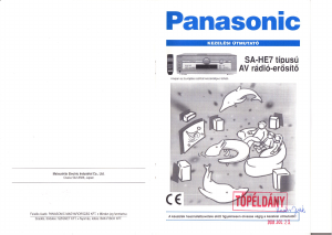 Használati útmutató Panasonic SA-HE7 Rádió-vevőkészülék