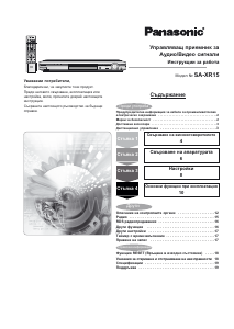 Наръчник Panasonic SA-XR15E Приемник