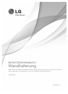 Bedienungsanleitung LG LSW220BX Wandhalterung
