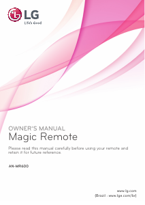 Manual LG AN-MR600 Magic Remote Control