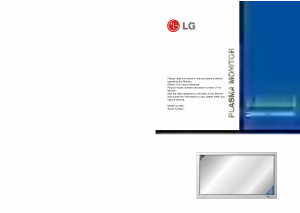 Handleiding LG MZ-42PZ10 Plasma monitor