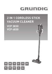 Bedienungsanleitung Grundig VCP 4830 Staubsauger