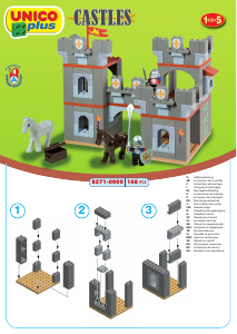 Mode d’emploi Unico set 8571 Castle Petit château