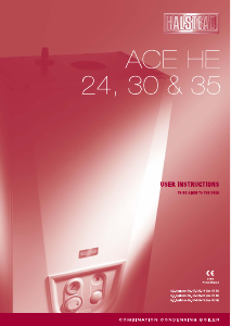 Handleiding Halstead Ace HE 35 CV-ketel