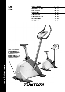 Manual Tunturi E40 Exercise Bike