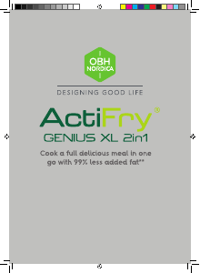 Brugsanvisning OBH Nordica AG9708S0 ActiFry Genius 2in1 Frituregryde