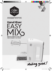 Bruksanvisning OBH Nordica 6789 Easy Mix Håndmikser