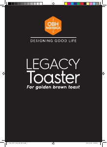 Manual OBH Nordica 2708 Legacy Toaster
