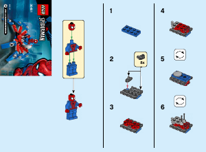 Manual Lego set 30451 Spider-Man Spider-mans mini spider crawler