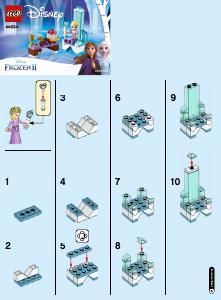 Manual Lego set 30553 Disney Princess Elsas winter throne