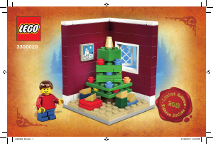 Manual Lego set 3300020 Seasonal Christmas tree scene