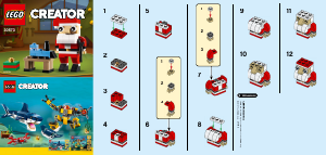 Manual Lego set 30573 Creator Santa