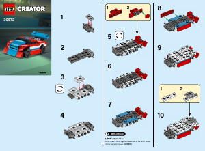 Mode d’emploi Lego set 30572 Creator La voiture de course