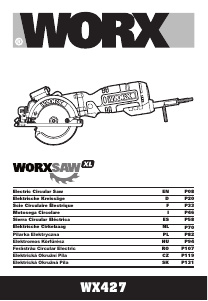 Manual de uso Worx WX427 Sierra circular
