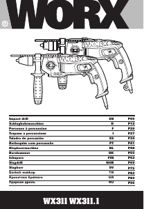 Bedienungsanleitung Worx WX311.1 Schlagbohrmaschine