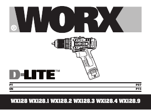 Handleiding Worx WX128.2 D-Lite Schroef-boormachine