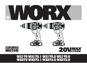 Návod Worx WX175.2 Stĺpová vŕtačka