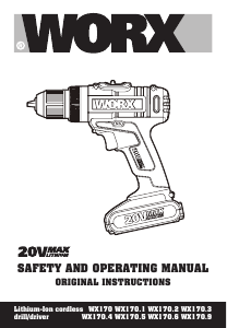 Handleiding Worx WX170.1 Schroef-boormachine