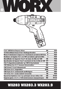 Bruksanvisning Worx WX283.9 Drill-skrutrekker