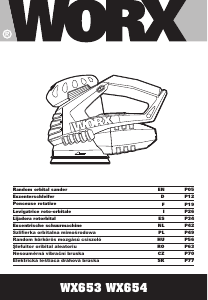 Manuale Worx WX654 Levigatrice rotoorbitale