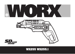 Manuál Worx WX255 Šroubovák