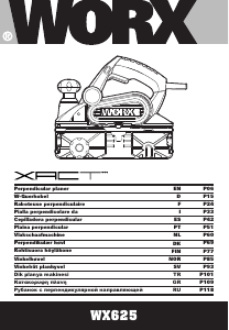 Εγχειρίδιο Worx WX625 Πλάνη