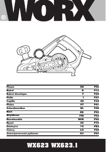 Käyttöohje Worx WX623.1 Höylä