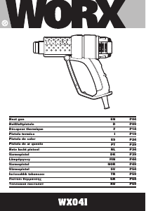 Handleiding Worx WX041 Heteluchtpistool