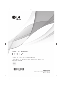 Handleiding LG 55UB830V LED televisie