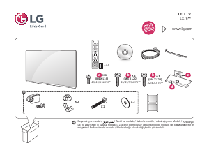 Handleiding LG 55LX761H LED televisie