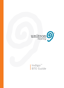 Manual Unitron Indigo BTE Hearing Aid