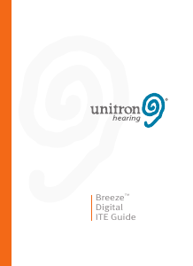 Manual Unitron Breeze ITE Hearing Aid