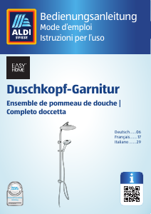 Manuale EasyHome 96888 Soffione doccia